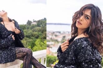 Mrunal Thakur Is Looking Gorgeous In Her Black Ensemble Stunning Look On Her First Cannes Film Festival 2023