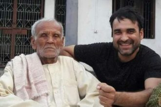 Pankaj Tripathi with his Father